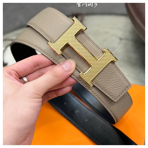 [홍콩명품.Hermes] 에르메스 24SS 금장 H로고 LEATHER STRAP 리버서블 레더 가죽 벨트 (블랙-베이지), 3.8cm, BT1278, MR, 명품레플리카,인터넷쇼핑몰,남자명품,해외직구