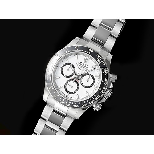 [홍콩명품시계.ROLEX] 로렉스 롤렉스 데이토나 40mm 126500 블랙 세라믹 베젤 화이트 다이얼, 무브타임,남자명품시계,워치,메탈시계