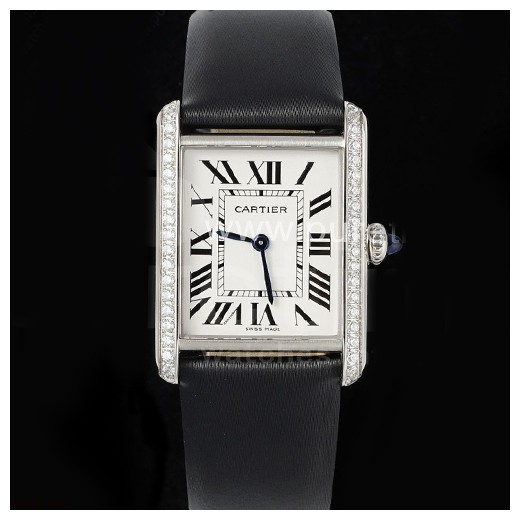 [홍콩명품시계.CARTIER] 까르띠에 탱크 머스트 25.5mm 다이아몬드 베젤 화이트 다이얼