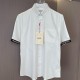 [홍콩명품.McQueen] 알렉산더맥퀸 24SS 로고 포플린 반팔 남방 셔츠 (화이트), BM15021, JS, 홍콩명품의류,구매대행,온라인명품