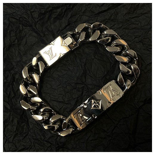 [홍콩명품.LOUIS VUITTON] 루이비통 24SS 로고 LV 모노그램 체인 팔찌, ET2666, AGG, 홍콩명품쇼핑몰,인터넷명품,온라인명품사이트,남자명품,해외직구