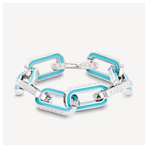 [홍콩명품.LOUIS VUITTON] 루이비통 24SS 로고 LV 모노그램 Links Chain 실버 팔찌, ET2667, AGG, 홍콩명품쇼핑몰,인터넷명품,온라인명품사이트,남자명품,해외직구
