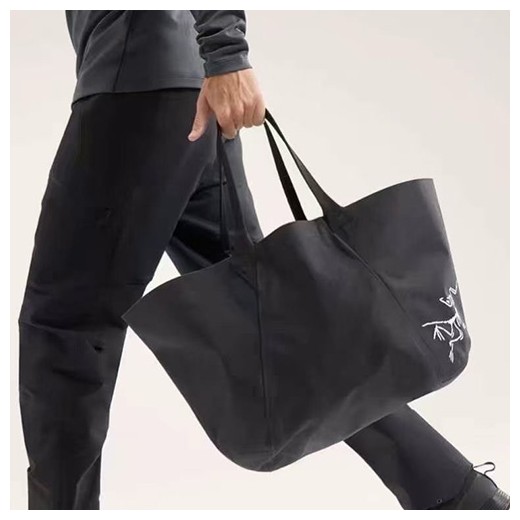 [홍콩명품. ARCTERYX] 아크테릭스 24SS 로고 프린트 쇼퍼백 (블랙), BGM3508, JL, 홍콩명품가방,명품쇼핑몰,크로스백,핸드백,구매대행,무브타임