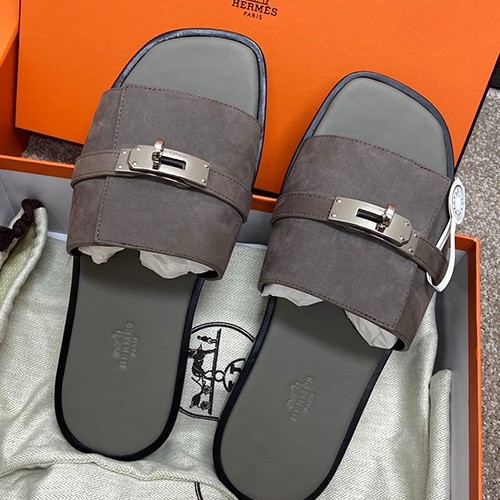[홍콩명품.FERRAGAMO] 페레가모 24SS 로고 KELLY 샌들 슬리퍼 (그레이), SE3908, S3, 명품스니커즈,운동화,구두,로퍼,하이탑,신발