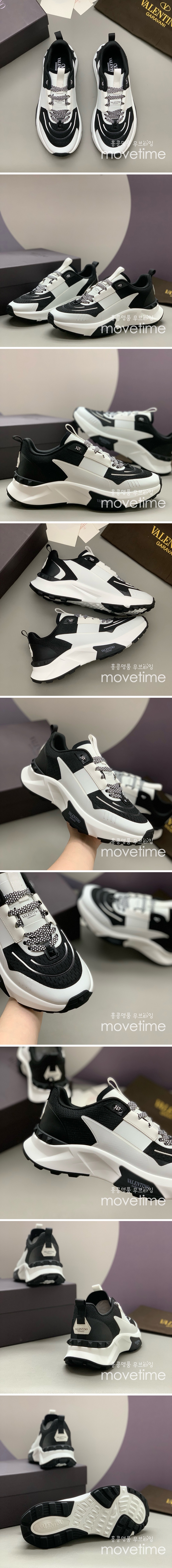 [홍콩명품.Valentino] 발렌티노 24SS 로고 TRUE ACT 스니커즈 운동화 (화이트-블랙), SE4007, PMD, 명품스니커즈,운동화,구두,로퍼,하이탑,신발