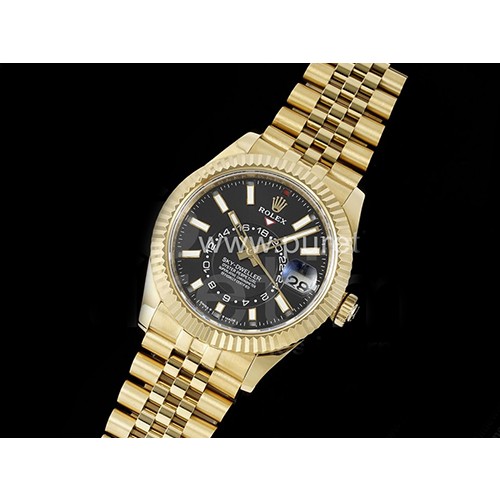 [홍콩명품시계.ROLEX] 로렉스 롤렉스 스카이드웰러 42mm 336938 옐로우골드 블랙 다이얼, 남자명품시계,워치,남자,SA,명품시계,메탈밴드