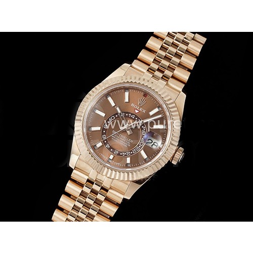 [홍콩명품시계.ROLEX] 로렉스 롤렉스 스카이드웰러 42mm 336938 로즈골드 브라운 다이얼, 남자명품시계,워치,남자,SA,명품시계,메탈밴드