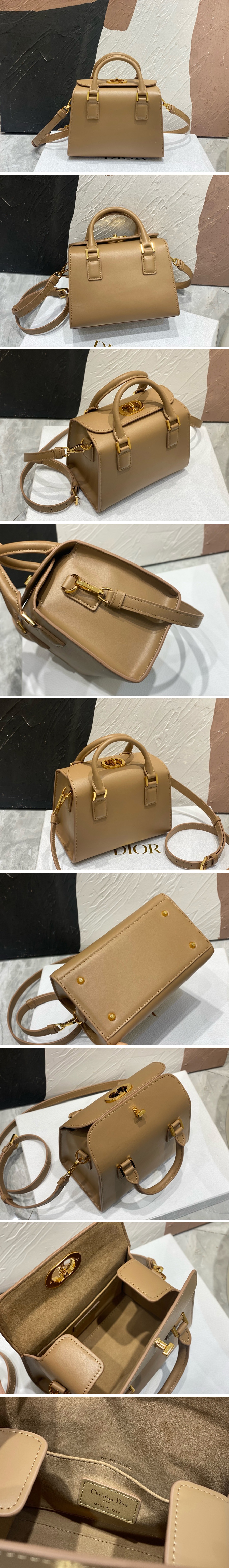 [홍콩명품,Christian Dior] 디올 24SS 로고 레더 가죽 핸드백 크로스백 (카라멜), BGM3834, 홍콩명품가방,명품쇼핑몰,크로스백,핸드백,구매대행