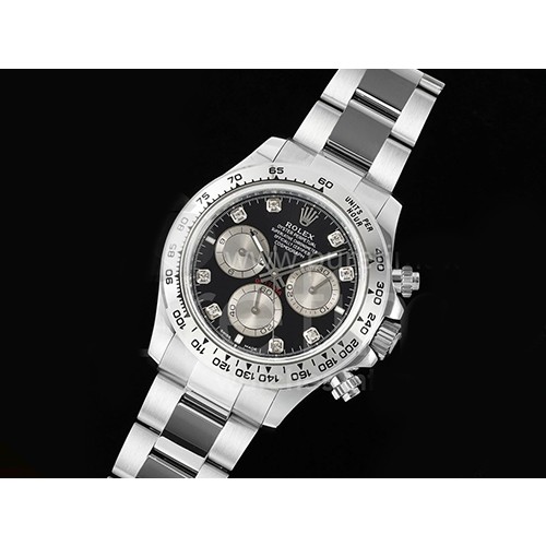 [홍콩명품시계.ROLEX] 로렉스 롤렉스 데이토나 126509 크로노 블랙/그레이 다이아몬드 다이얼, 메탈밴드