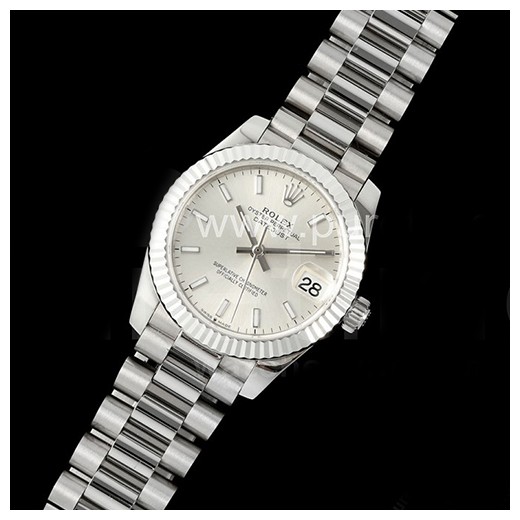 [홍콩명품시계.ROLEX] 로렉스 롤렉스 여성용 31mm 278289 실버 다이얼, 메탈밴드