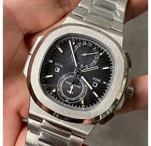 [홍콩명품시계.PATEK PHILIPPE] 파텍필립 노틸러스 5711 블랙 다이얼, 무브타임,명품직구,고급럭셔리,남자명품시계,워치,중년남자