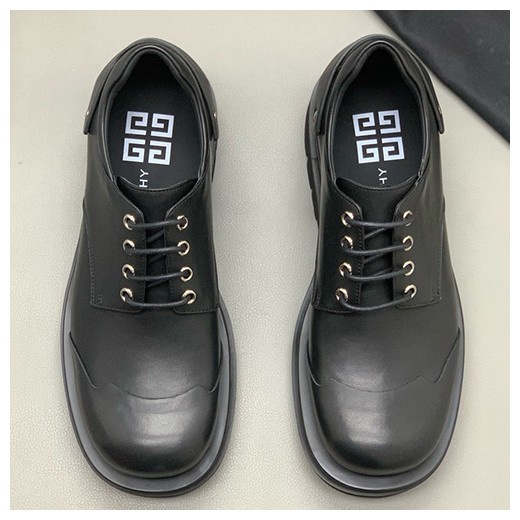 [홍콩명품.GIVENCHY] 지방시 24SS 로고 레더 가죽 워커 구두 (블랙), SE4271, PMD, 명품스니커즈,운동화,구두,로퍼,하이탑,신발