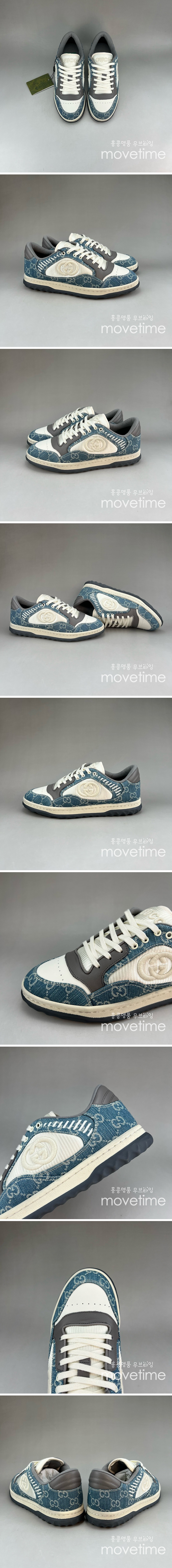 [홍콩명품.Gucci] 구찌 24SS 로고 남여 MAC 80 스니커즈 운동화 (데님), SE4352, S3, 명품스니커즈,운동화,구두,로퍼,하이탑,신발 상세이미지 2