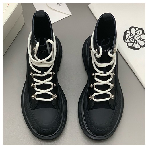 [홍콩명품.McQueen] 알렉산더맥퀸 24SS 로고 남여 부츠 워커 (2컬러), SE4388, PMD, 명품스니커즈,운동화,구두,로퍼,하이탑,신발