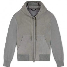 [홍콩명품.Tom Ford] 톰포드 25SS 로고 레더 가죽 봄버 자켓 (베이지), BM18170, TOM, 홍콩명품의류,구매대행,온라인명품