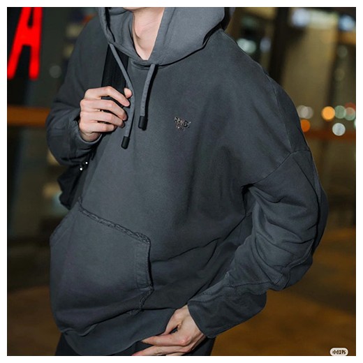 [홍콩명품,FENDI] 펜디 25SS 로고 워싱 후드 티셔츠 (네이비), BM18304, KB, 홍콩명품의류,구매대행,온라인명품