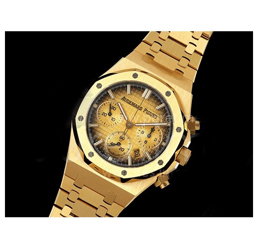[홍콩명품시계.AUDEMARS PIGUET] 오데마피게 로얄오크 크로노 옐로우골드 26240 44mm 옐로우골드 다이얼