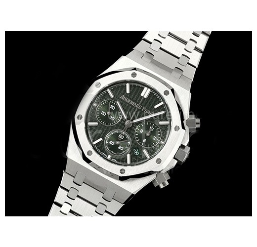 [홍콩명품시계.AUDEMARS PIGUET] 오데마피게 로얄오크 크로노 26240 44mm 그린 다이얼