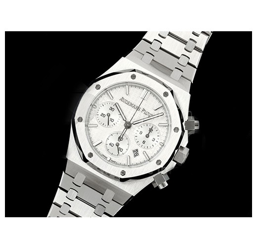 [홍콩명품시계.AUDEMARS PIGUET] 오데마피게 로얄오크 크로노 26240 44mm 화이트 다이얼