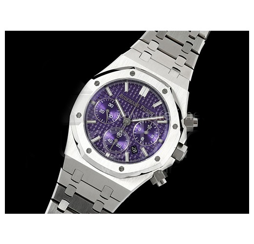 [홍콩명품시계.AUDEMARS PIGUET] 오데마피게 로얄오크 크로노 26240 44mm 퍼플 다이얼