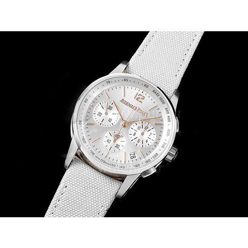 [홍콩명품시계.AUDEMARS PIGUET] 오데마피게 Code 11.59 크로노 26393 41mm 실버 다이얼