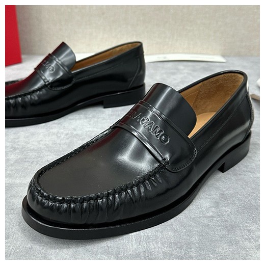 [홍콩명품.FERRAGAMO] 페레가모 25SS 로고 레더 가죽 로퍼 구두 (블랙), SE4530, ALW, 명품스니커즈,운동화,구두,로퍼,하이탑,신발
