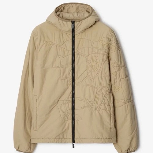 [홍콩명품.Burberry] 버버리 25SS 로고 후드 솜패딩 자켓 (베이지), BM18726, JU, 홍콩명품의류,구매대행,온라인명품