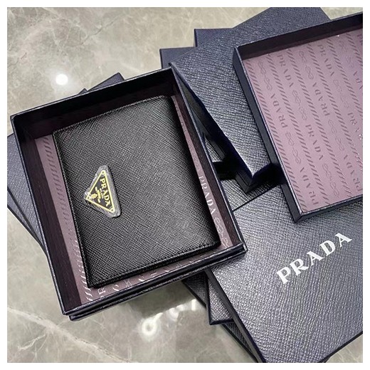 [홍콩명품,PRADA] 프라다 25SS 삼각로고 레더 가죽 반지갑 (블랙), BGM4562, BC, 명품지갑,무브타임쇼핑몰,홍콩명품,사이트,명품쇼핑몰