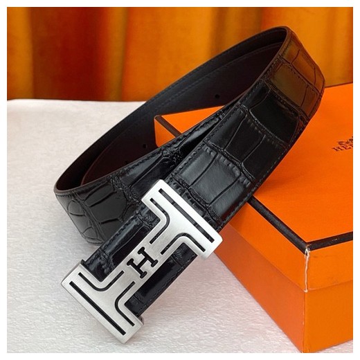 [홍콩명품.Hermes] 에르메스 25SS 로고 레더 가죽 리버서블 벨트, 3.8cm, BT1373, BE, 명품레플리카,인터넷쇼핑몰,남자명품,해외직구