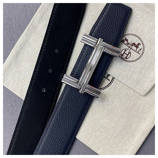 [홍콩명품.Hermes] 에르메스 25SS 로고 레더 가죽 리버서블 벨트, 3.8cm, BT1376, BE, 명품레플리카,인터넷쇼핑몰,남자명품,해외직구