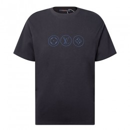 [홍콩명품.LOUIS VUITTON] 루이비통 25SS 로고 모노그램 자수 반팔 티셔츠 (2컬러), BM19038, JU, 홍콩명품의류,구매대행,온라인명품