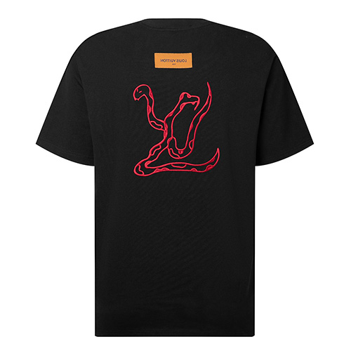 [홍콩명품.LOUIS VUITTON] 루이비통 25SS 로고 스네이크 자수 반팔 티셔츠 (3컬러), BM19039, JU, 홍콩명품의류,구매대행,온라인명품