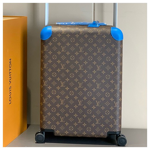 [홍콩명품.LOUIS VUITTON] 루이비통 25SS 로고 모노그램 레더 호라이즌55 캐리어 (브라운), CR128, B4, 홍콩명품쇼핑몰,무브타임,악세사리,잡화,생활용품