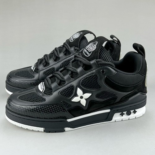 [홍콩명품.LOUIS VUITTON] 루이비통 25SS 로고 남여 SKATE 스니커즈 운동화 (블랙), SE4628, S3, 명품스니커즈,운동화,구두,로퍼,하이탑,신발