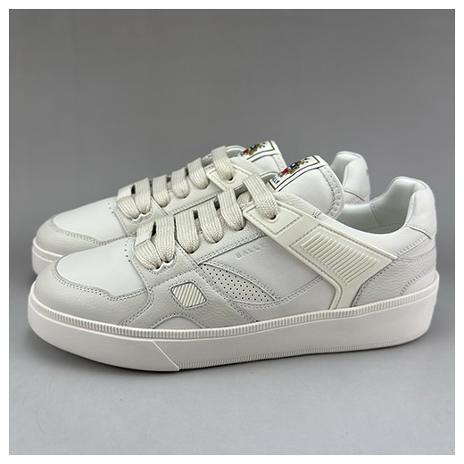 [홍콩명품.BALLY] 발리 25SS 로고 레더 가죽 스니커즈 운동화 (화이트), SE4648, S3, 명품스니커즈,운동화,구두,로퍼,하이탑,신발