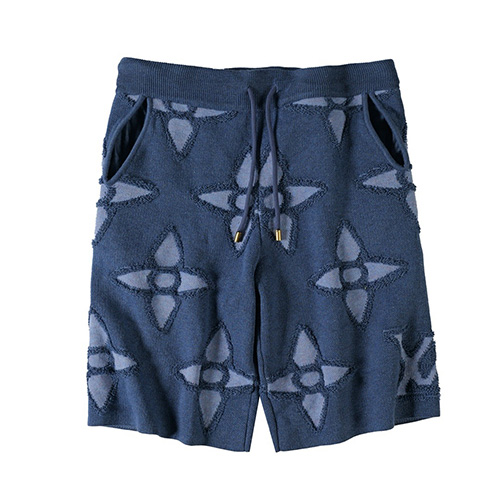 [홍콩명품.LOUIS VUITTON] 루이비통 25SS 로고 모노그램 캐시미어 쇼츠 반바지 (블루), BM19514, JU, 홍콩명품의류,구매대행,온라인명품
