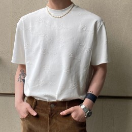 [홍콩명품.LOUIS VUITTON] 루이비통 25SS 로고 패턴 반팔 티셔츠 (2컬러), BM19567, KK, 홍콩명품의류,구매대행,온라인명품