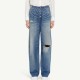 [홍콩명품.Maison Margiela] 메종마르지엘라 25SS 로고 여성 빈티지 오버핏 데님 팬츠 진 청바지, BM19616, 13C, 홍콩명품의류,구매대행,온라인명품