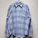 [홍콩명품,MIU MIU] 미우미우 25SS 로고 자수 체크패턴 울 남방 셔츠 (2컬러), BM19635, KB, 홍콩명품의류,구매대행,온라인명품