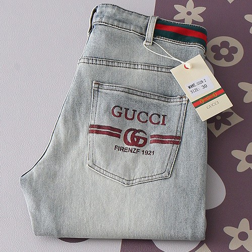 [홍콩명품.Gucci] 구찌 25SS 로고 데님 팬츠 진 청바지, BM19657, HH, 홍콩명품의류,구매대행,온라인명품