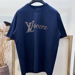 [홍콩명품.LOUIS VUITTON] 루이비통 25SS 로고 스터디 장식 반팔 티셔츠 (2컬러), BM19682, YS, 홍콩명품의류,구매대행,온라인명품