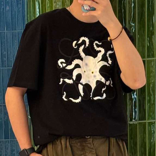 [홍콩명품.LOEWE] 로에베 25SS 로고 Suna Fujita 반팔 티셔츠 (블랙), BM19693, YS, 홍콩명품의류,구매대행,온라인명품