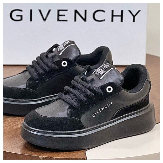 [홍콩명품.GIVENCHY] 지방시 25SS 로고 레더 가죽 스니커즈 운동화 (블랙), SE4667, ALW, 명품스니커즈,운동화,구두,로퍼,하이탑,신발