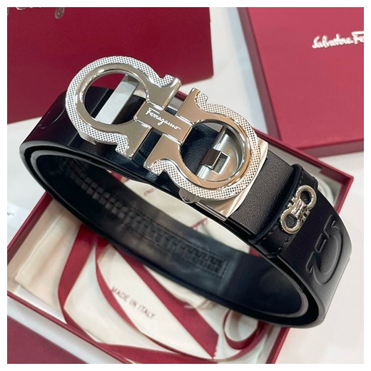 [홍콩명품.FERRAGAMO] 페레가모 25SS 로고 간치니 레더 가죽 자동 벨트 (2컬러), 3.5cm, BT1411, BRB, 명품레플리카,인터넷쇼핑몰,남자명품,해외직구
