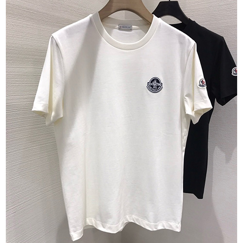 [홍콩명품.MONCLER] 몽클레어 25SS 로고 자수 반팔 티셔츠 (2컬러), BM19778, JQ, 홍콩명품의류,구매대행,온라인명품