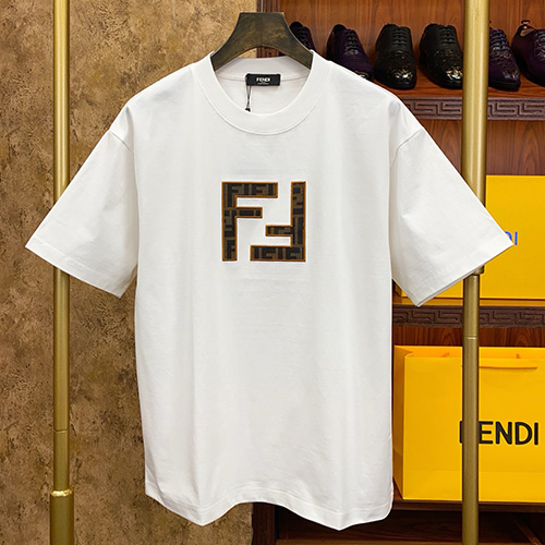 [홍콩명품,FENDI] 펜디 25SS 로고 FF 반팔 티셔츠 (2컬러), BM19992, S1F, 홍콩명품의류,구매대행,온라인명품
