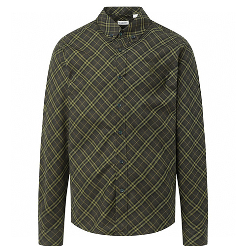 [홍콩명품.Burberry] 버버리 25SS 로고 체크패턴 남방 셔츠 (카키), BM20000, S1F, 홍콩명품의류,구매대행,온라인명품