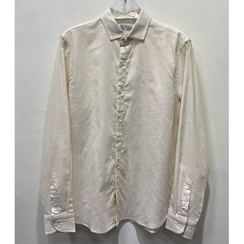 [홍콩명품.Brunello Cucinelli ] 브루넬로 쿠치넬리 25SS 로고 린넨 남방 셔츠 (2컬러), BM20015, JU, 홍콩명품의류,구매대행,온라인명품