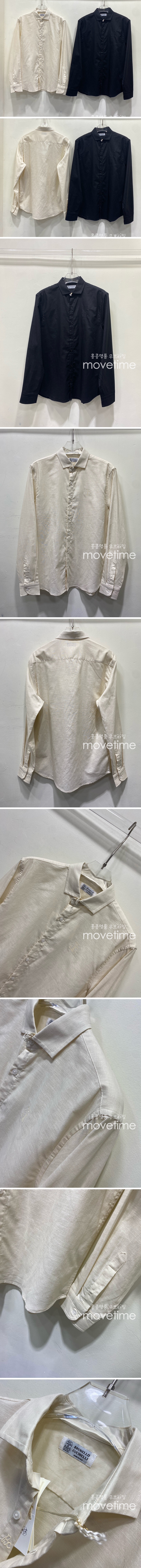 [홍콩명품.Brunello Cucinelli ] 브루넬로 쿠치넬리 25SS 로고 린넨 남방 셔츠 (2컬러), BM20015, JU, 홍콩명품의류,구매대행,온라인명품