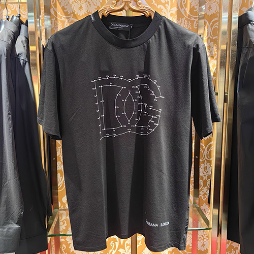 [홍콩명품.D&G] 돌체앤가바나 25SS 로고 프린트 반팔 티셔츠 (2컬러), BM20025, JU, 홍콩명품의류,구매대행,온라인명품
